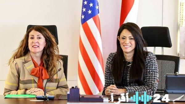 وزيرة التخطيط تبحث مع سفيرة أمريكا دعم التعاون الاقتصادي والتنموي