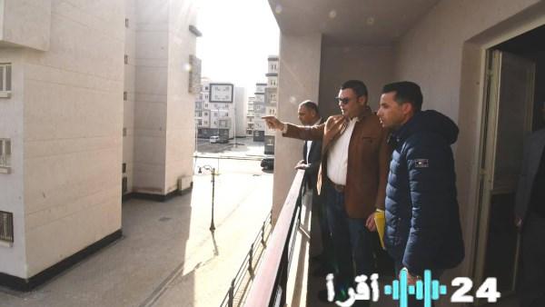 وزير الإسكان يتفقد مشروعات سكن لكل المصريين وديارنا بحدائق العاصمة