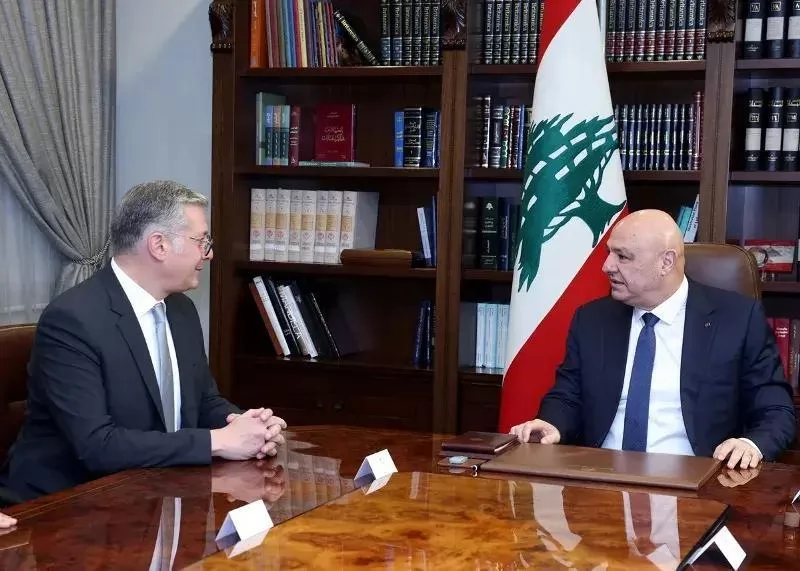 «تعزيز التعاون الطاقي» الرئيس اللبناني يستقبل وزير البترول والوفد المرافق له