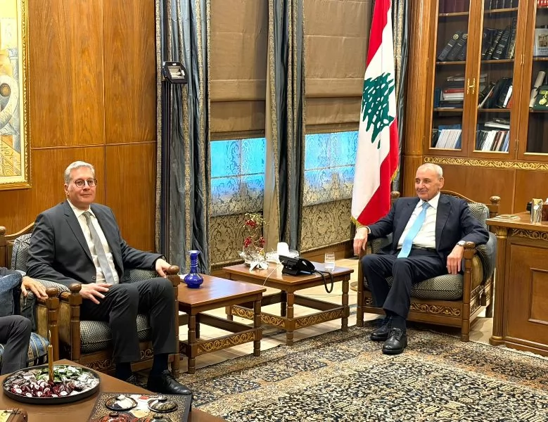 «تأكيدًا للتعاون الثنائي» رئيس مجلس النواب اللبناني يستقبل وزير البترول