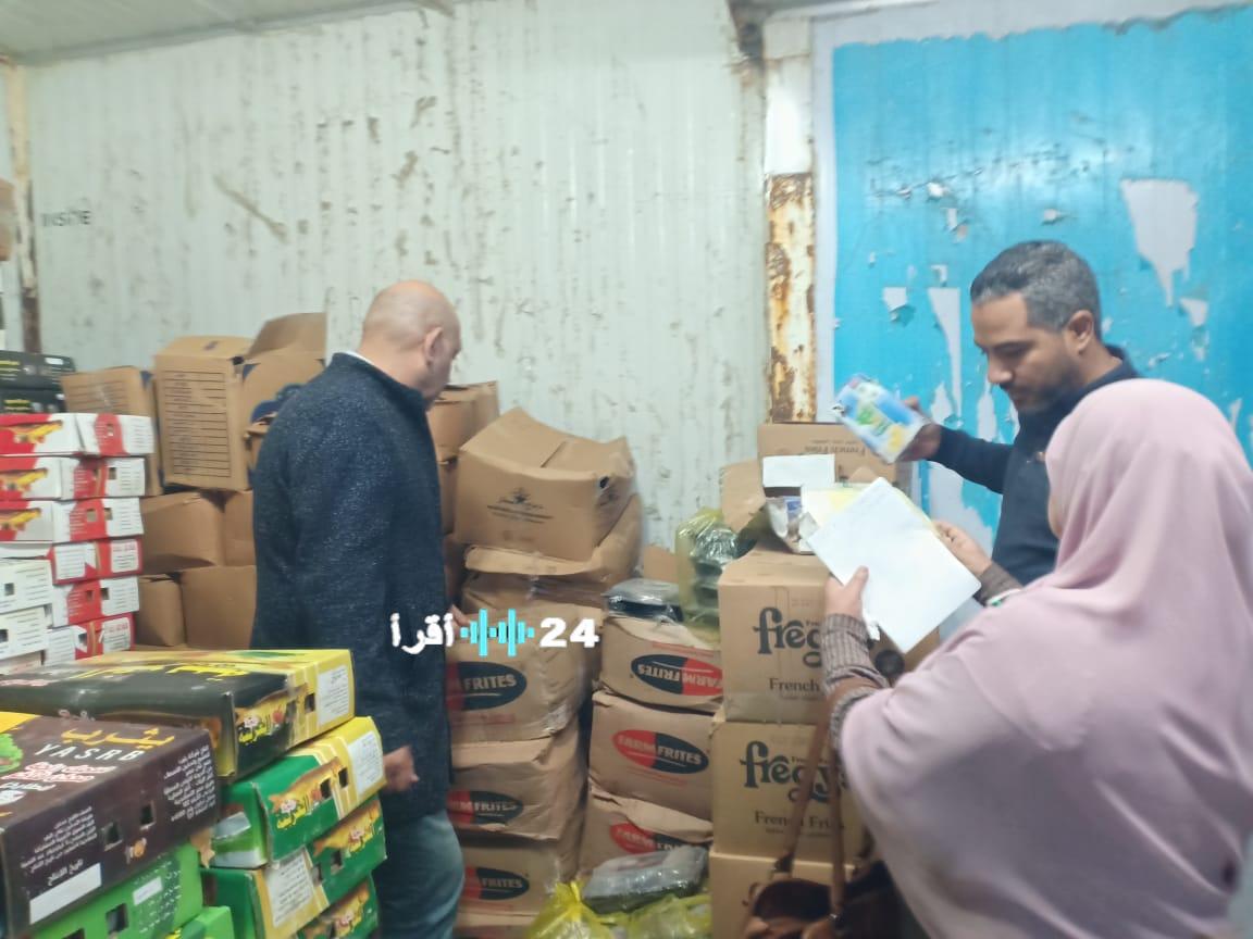 ضبط طن ونصف من منتجات الدواجن والبسطرمة مجهولة المصدر في شرق شبرا الخيمة