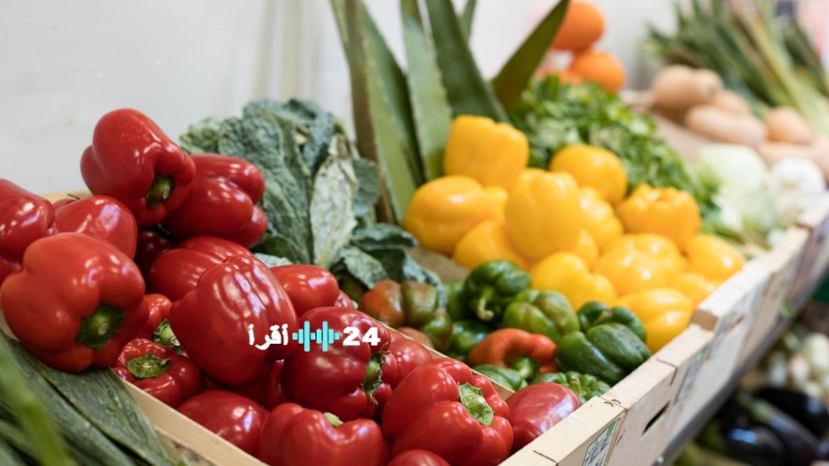 1987 طنا من الخضار تدفقت للسوق المركزي اليوم