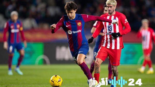 برشلونة وأتلتيكو مدريد الموعد والتشكيل والقنوات الناقلة