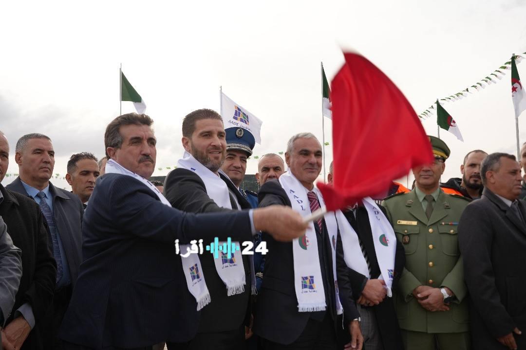 حجر الأساس لمشروع 2200 وحدة سكنية بصيغة عدل 3 في برج بوعريريج