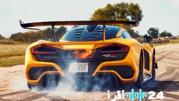 هينيسي فينوم F5 Revolution Evo الخارقة قوة تتجاوز 2000 حصان