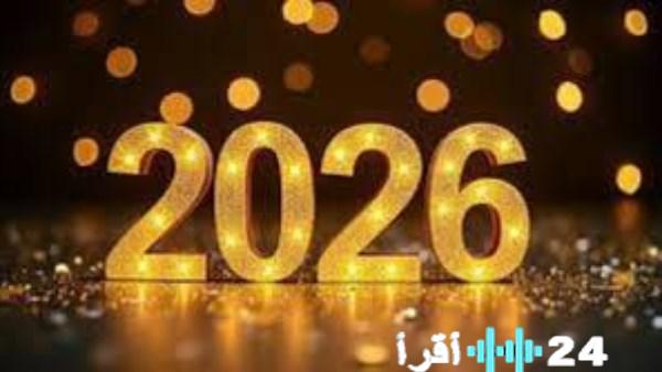 أجمل رسائل التهنئة بمناسبة العام الجديد 2026