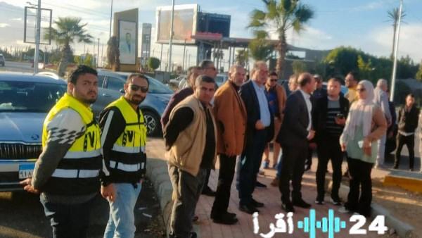 «جولة ميدانية لمراقبة المشاريع والخدمات من قبل مسؤولي المجتمعات العمرانية في الشيخ زايد»