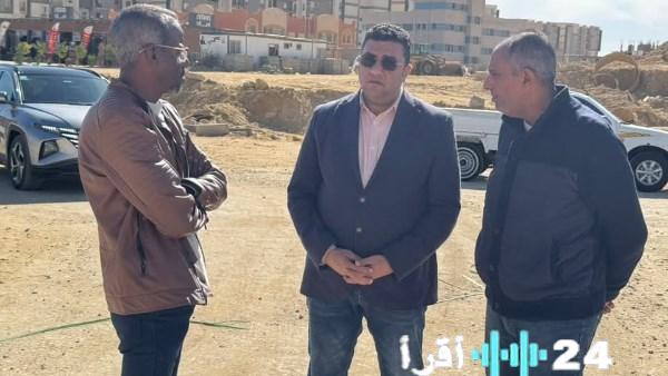 «تفقد شامل لأعمال الطرق في مشروعي جنة وسكن مصر برئاسة رئيس القاهرة الجديدة»