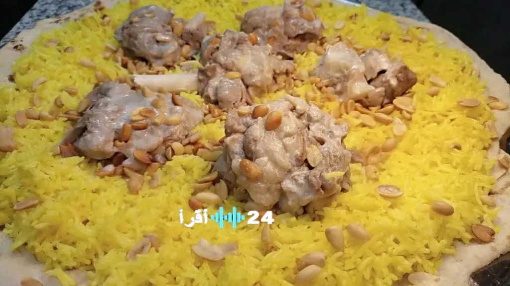 طريقة تحضير المنسف الأردني والدولمة العراقي بمقادير دقيقة في وصفة كأس العرب 2025