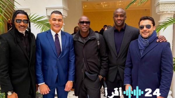 الحضري وأحمد حسن يزينان افتتاح كأس الأمم الأفريقية بأساطير كرة القدم