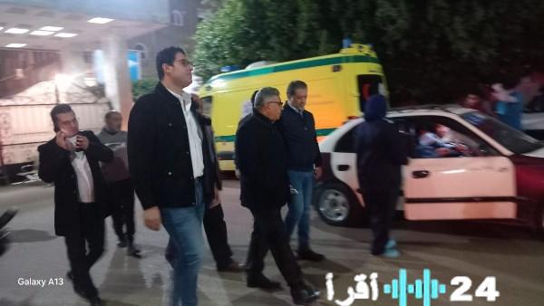 «بقلب المأساة، حضور قيادي.» محافظ الدقهلية يتفقد موقع انهيار منزل ويوجه بتسريع جهود الإنقاذ وإغاثة المتضررين