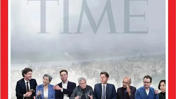 «دعونا نستقبل عمالقة الذكاء الاصطناعي كشخصية العام لمجلة تايم 2025»