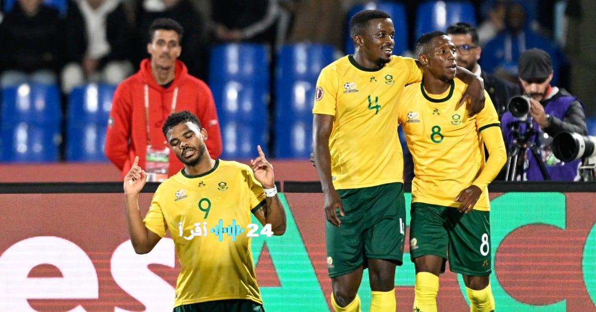 منتخب جنوب أفريقيا يبدأ مشواره في كأس أفريقيا بانتصار على أنغولا