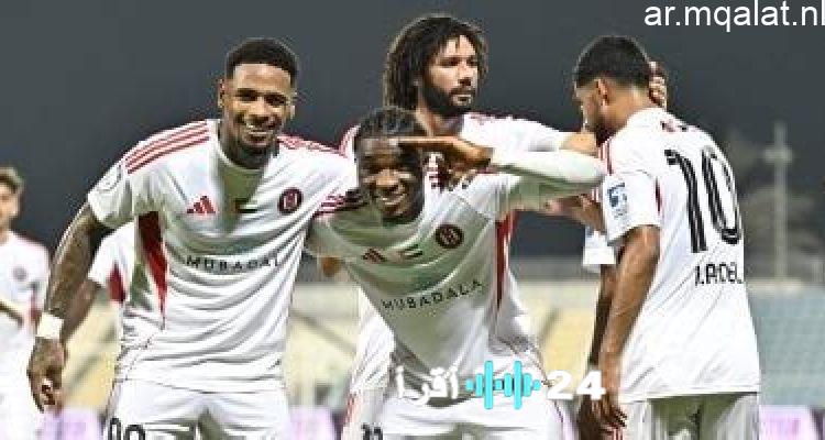 النني وإبراهيم عادل يقودان الجزيرة أمام الوحدة في كأس الإمارات