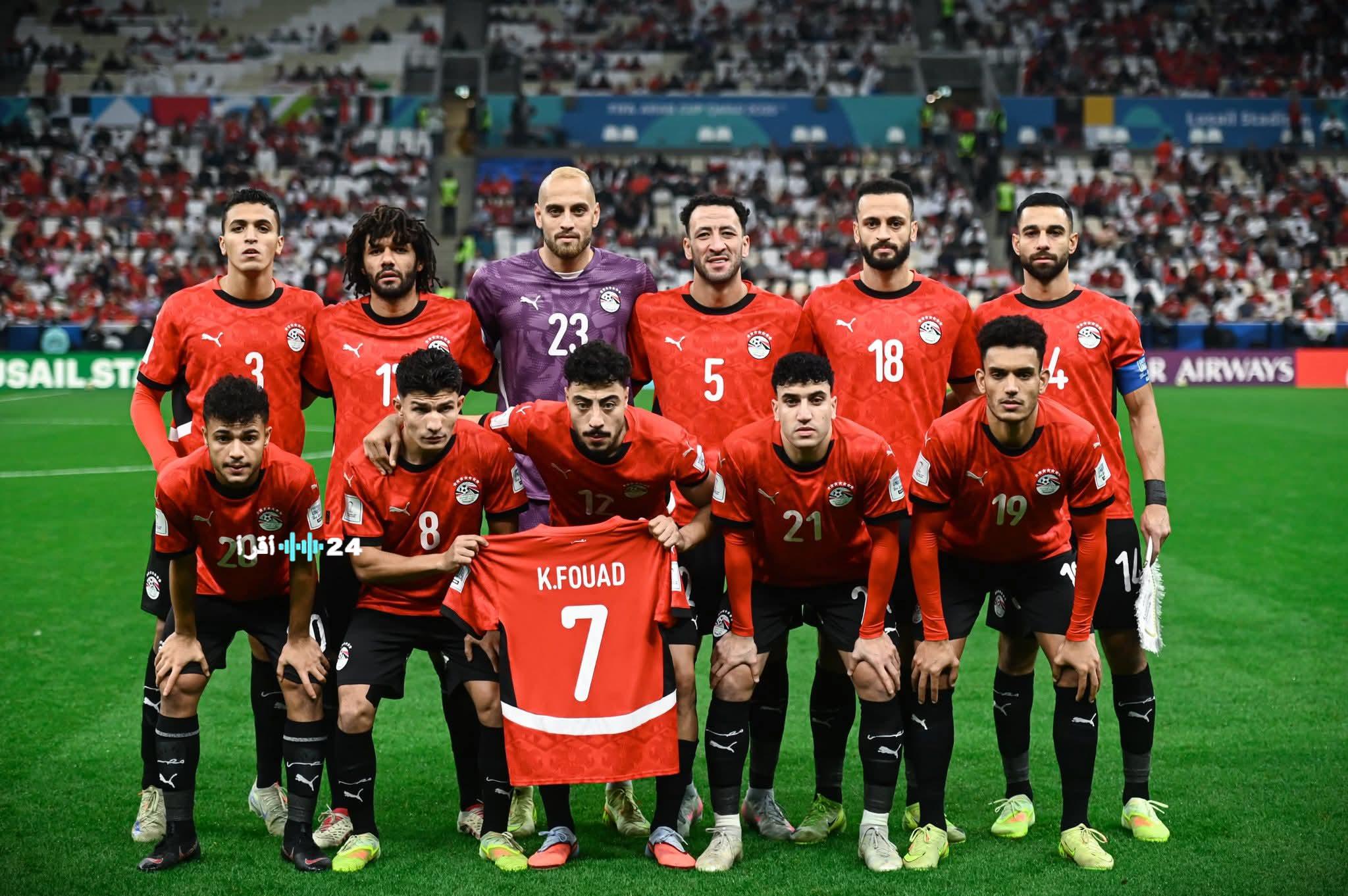 موقف مصر في مجموعة كأس العرب عقب التعادل مع الإمارات