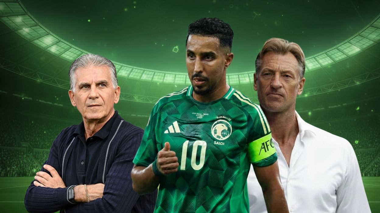 المنتخب السعودي يواجه عمان وكيروش يفاجئ رينارد بخطط شبيهة بالشطرنج وسالم الدوسري يستلهم روح ميسي وتجهيزات لتجنيس أجنبي النصر