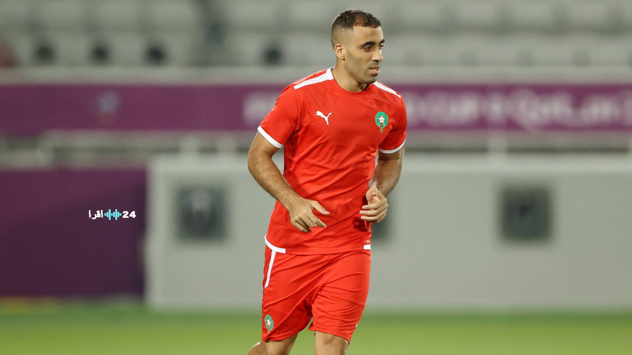 عبدالرزاق حمدالله يحتفل بتأهله لنهائي كأس العرب 2025 وسط أجواء حزن إثر الفاجعة المغربية