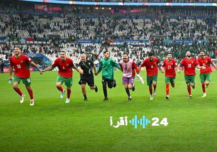 «بأقدام مغربية» المغرب يقتنص بطاقة التأهل لنصف نهائي كأس العرب من بوابة سوريا