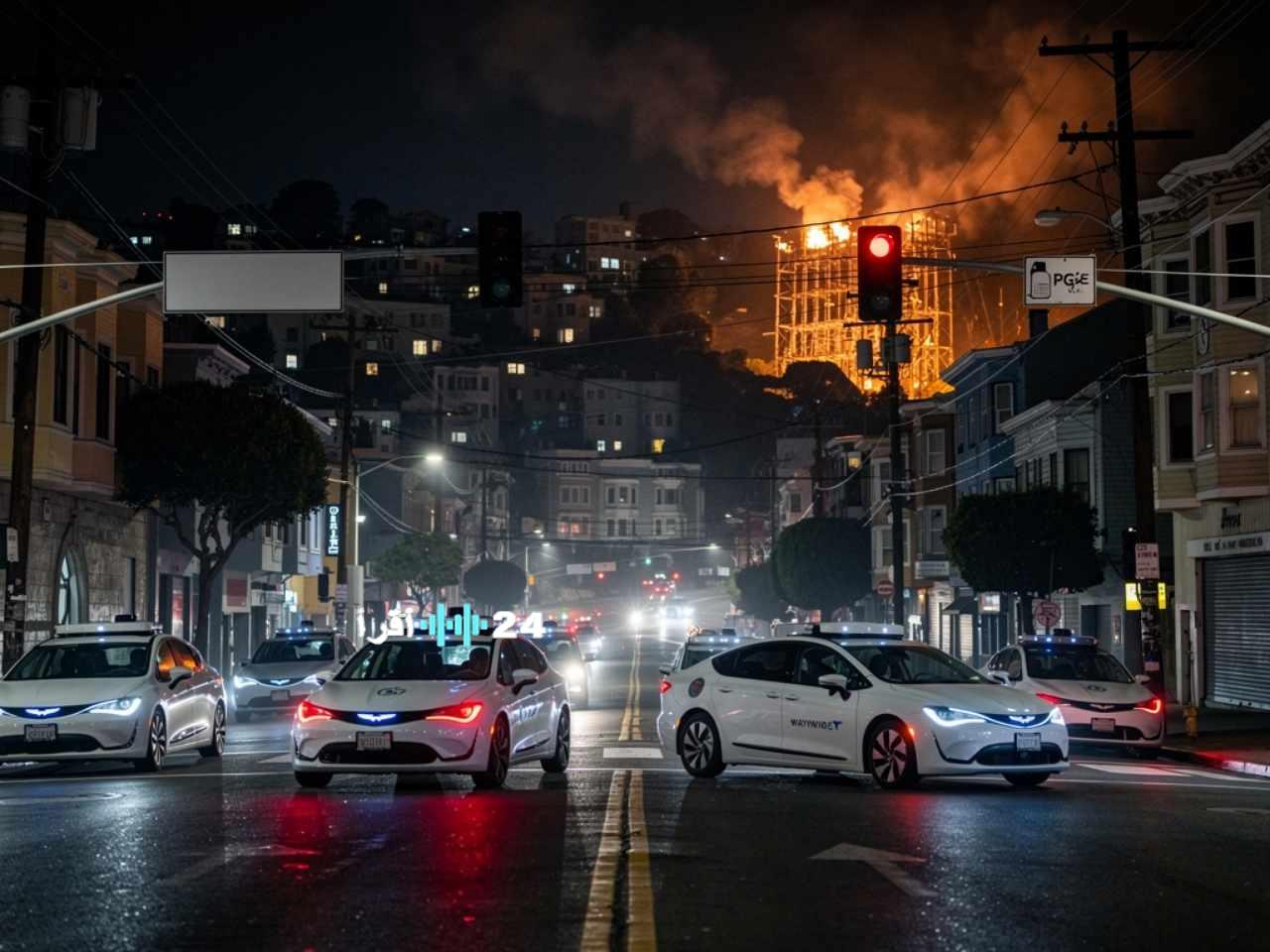 «عجلات المستقبل تتوقف: كيف أثّر الظلام على ثورة النقل الذكي؟» انقطاع الكهرباء يشل أسطول روبوتاكسي Waymo ويغرق شوارع سان فرانسيسكو في فوضى عارمة: أزمة الظلام تكشف هشاشة البنية التحتية للمدن الذكية