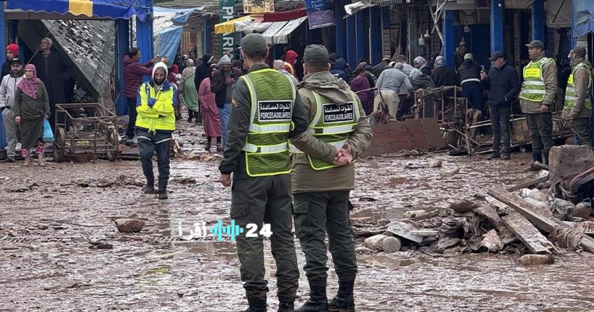 ارتفاع حصيلة قتلى سيول آسفي بالمغرب إلى 37