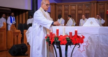 قداس عيد الميلاد ينطلق بأجراس كاتدرائية جميع القديسين بالزمالك