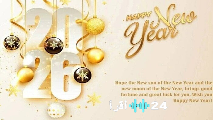 اجمل عبارات التهنئة والمعايدة بمناسبة حلول رأس السنة 2026