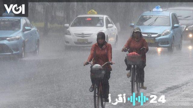 أمطار غزيرة ورطوبة عالية تتوقعها الأرصاد الجوية في جابوديتاك يوم الاثنين 22 ديسمبر