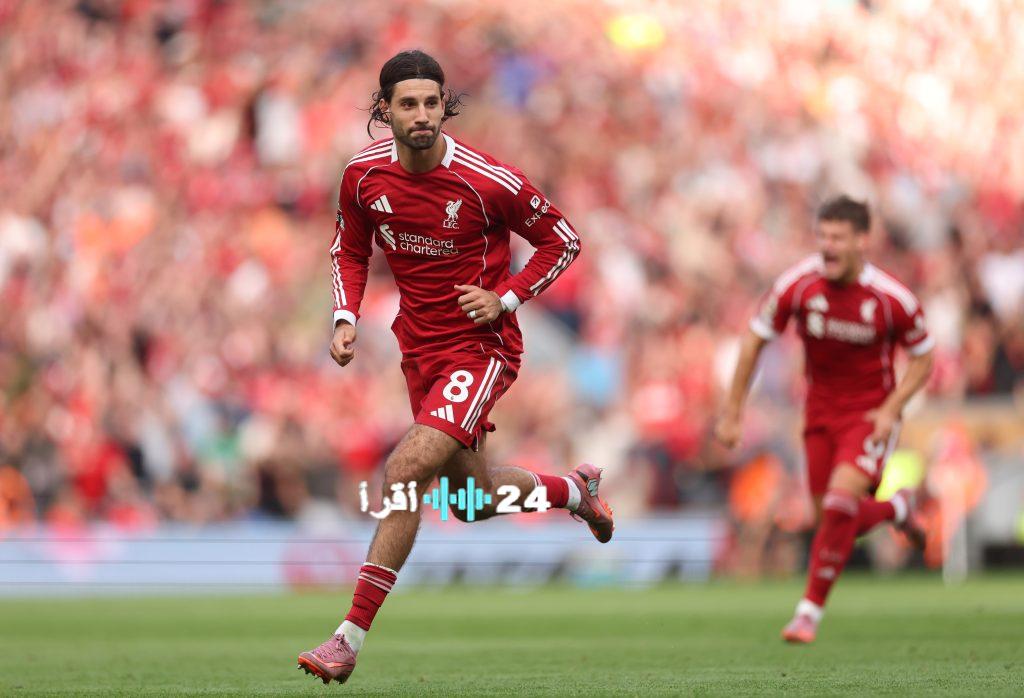 سوبوسلاي يغيب عن مواجهة ليفربول وولفرهامبتون بسبب تراكم البطاقات