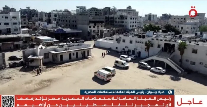 ضياء رشوان يؤكد أن أي انتهاك لحق البقاء في غزة يُعتبَر جريمة حرب