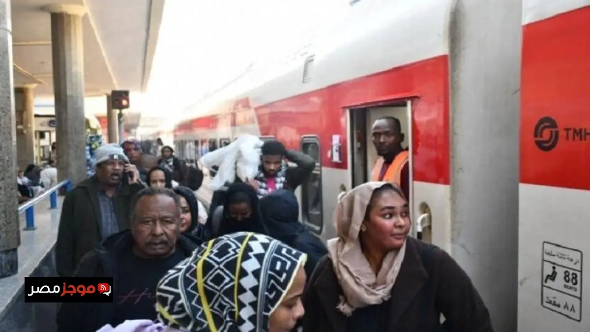 الهيئة القومية لسكك حديد مصر تدشن الرحلة 43 ضمن مشروع العودة الطوعية للمواطنين السودانيين