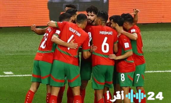 «تأهل تاريخي» المغرب يحقق الفوز على سوريا بهدف أزارو ويتأهل لنصف نهائي كأس العرب