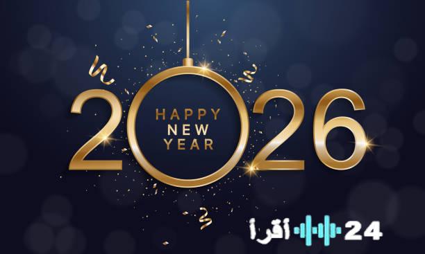 أجمل رسائل وتهاني رأس السنة الجديدة 2026 تلامس القلوب وتناسب جميع الاستخدامات