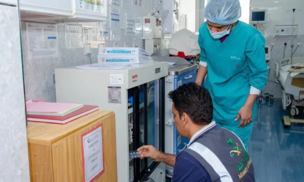 جولات تفتيشية للوزارة الصحية على مراكز فحص العمالة الوافدة