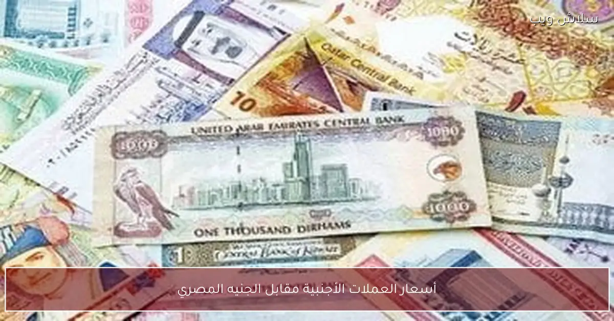 «تحديثات حصرية» أسعار العملات الأجنبية أمام الجنيه المصري اليوم