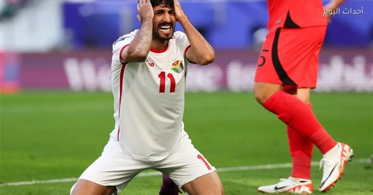 إصابة الصليبي تخرج يزن النعيمات من سباق نصف نهائي كأس العرب