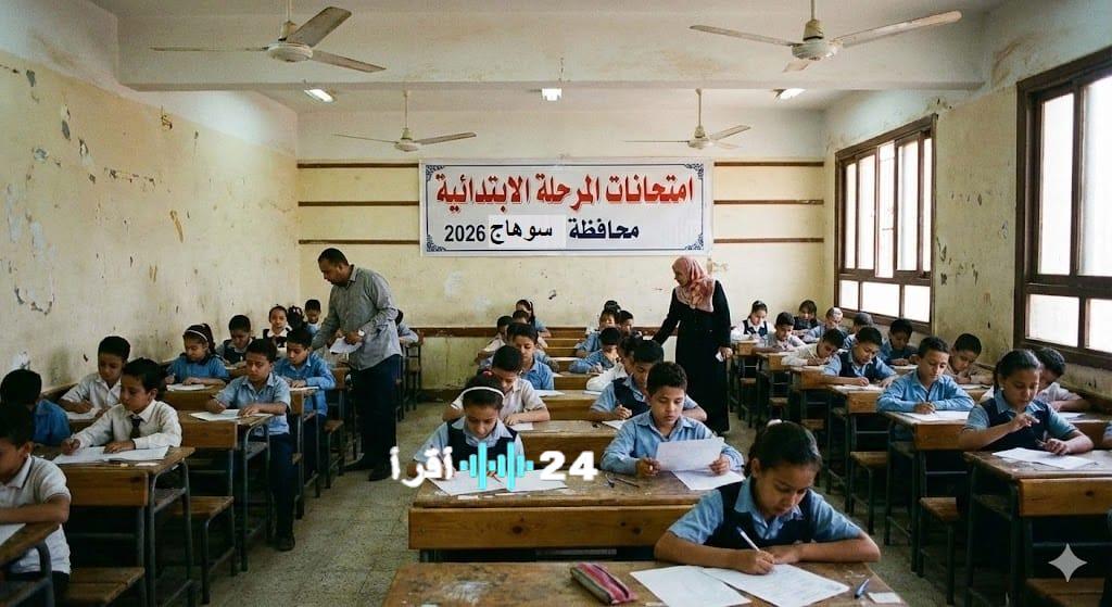 جداول امتحانات الفصل الدراسي الأول للصفوف الابتدائية في محافظة سوهاج 2026