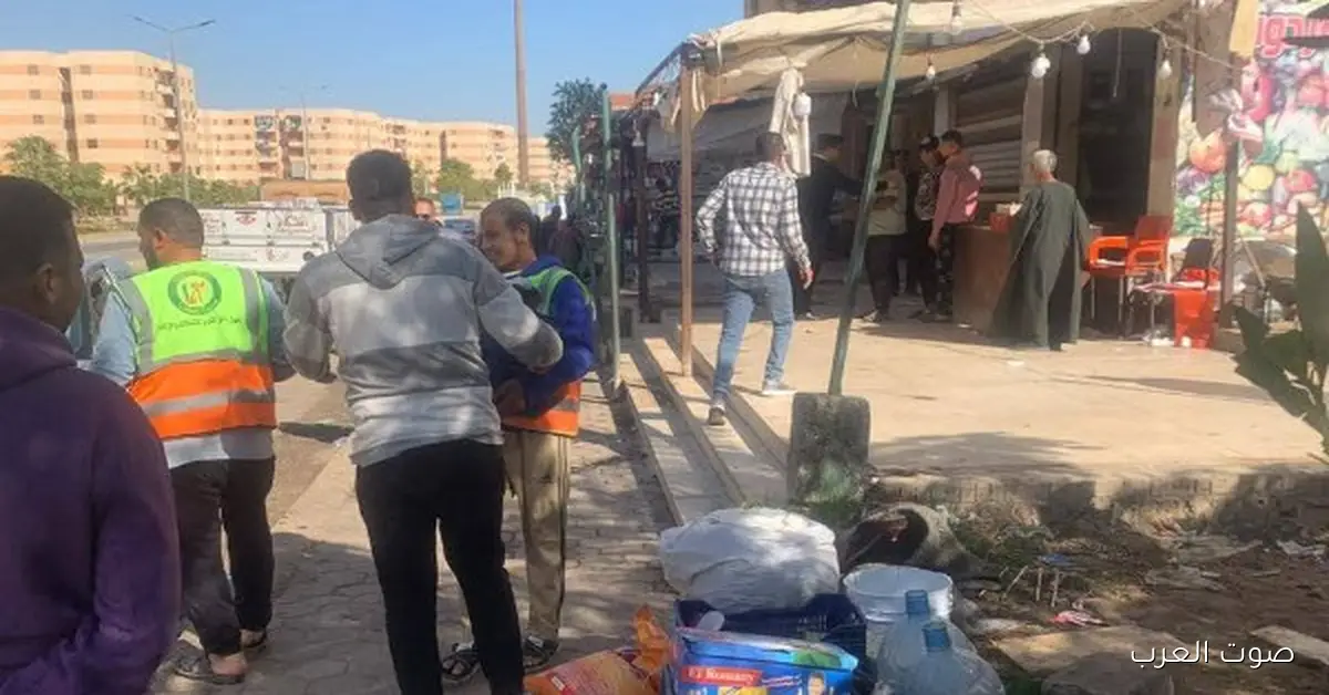 جهاز حدائق أكتوبر يعزز جهوده لمكافحة الإشغالات وضبط حركة الباعة الجائلين