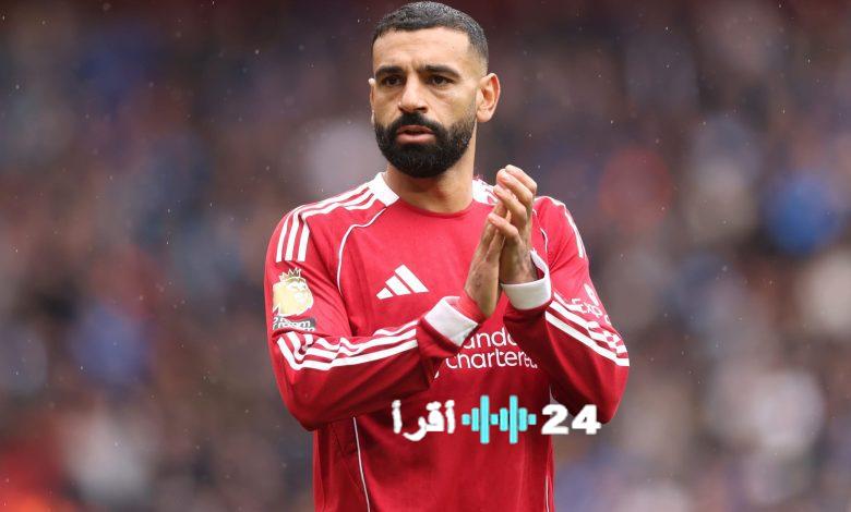 صلاح مهدد بالغياب عن قمة ليفربول وإنتر ميلان