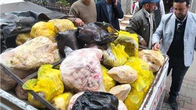 الأجهزة الرقابية بالمنوفية تضبط لحومًا فاسدة تهدد سلامة المستهلكين