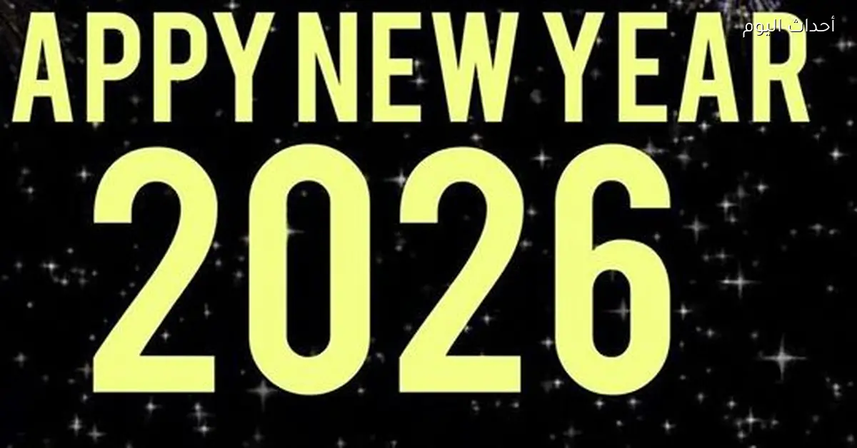تهانينا الرسمية للزملاء بمناسبة حلول العام الجديد 2026 في ليلة رأس السنة