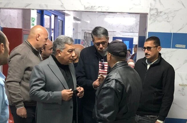 مفتشون في الدقهلية يجري جولة تفقدية في عيادة ابن لقمان للتأمين الصحي بمدينة المنصورة