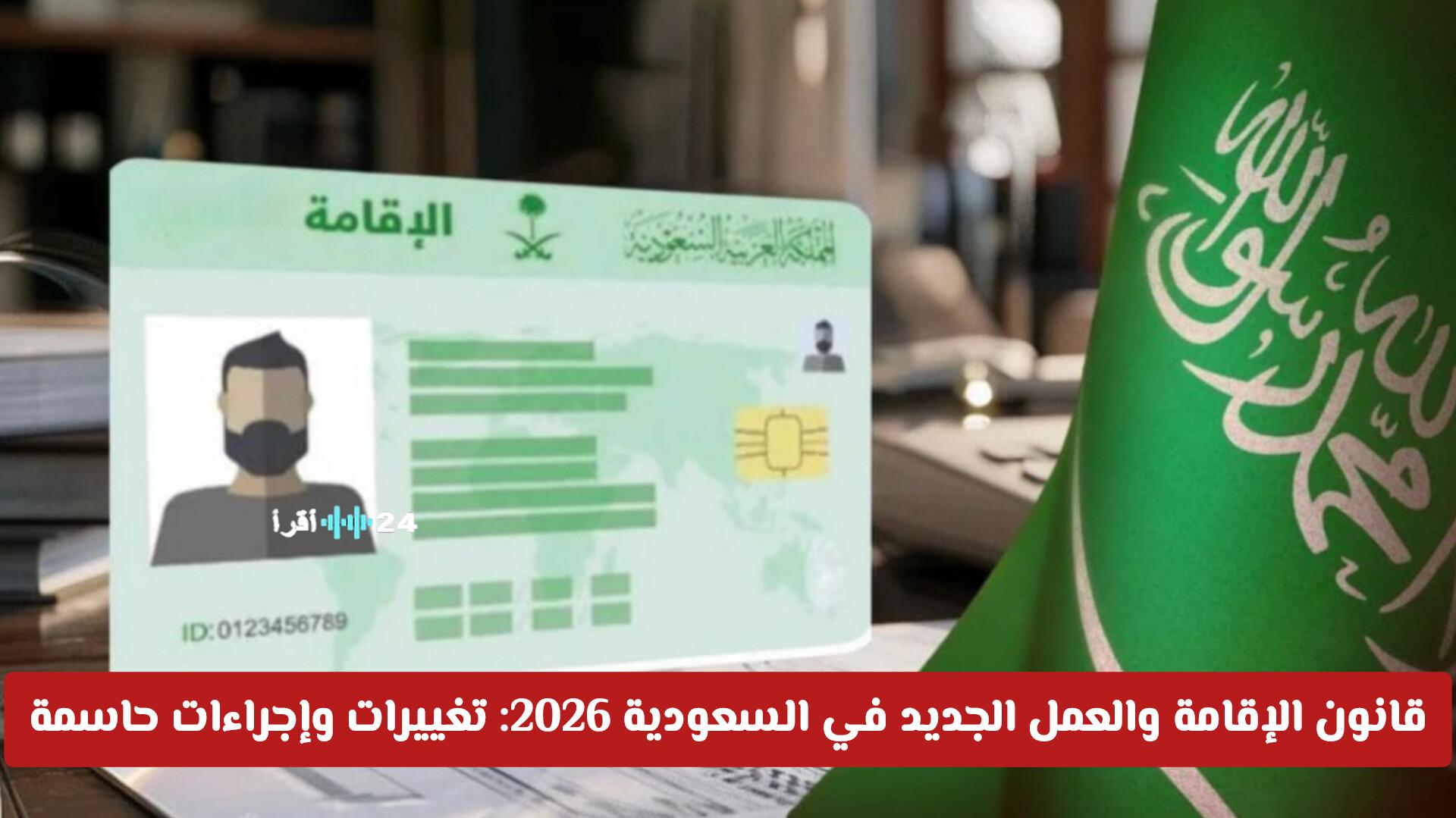 قانون الإقامة والعمل الجديد في السعودية 2026 يطرح تغييرات وإجراءات حاسمة للمقيمين وأصحاب الأعمال