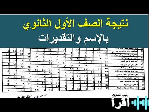 نتائج الصف الأول الثانوي 2026 الترم الأول قريبة بالاسم ورقم الجلوس من جميع المحافظات حسب كورة اكستريم