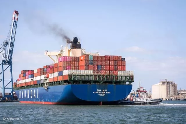 «نافذة جديدة للغذاء» ميناء دمياط يستقبل 53 ألف طن من القمح الأوكراني