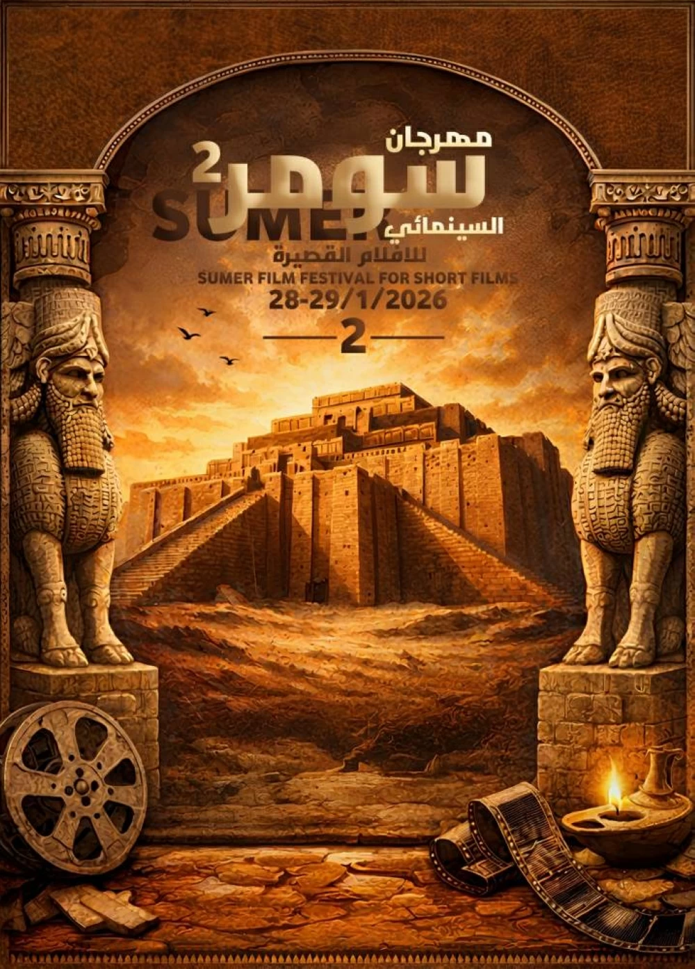 مهرجان سومر السينمائي يعلن قائمة الأفلام المتأهلة لنهائيات دورته الثانية