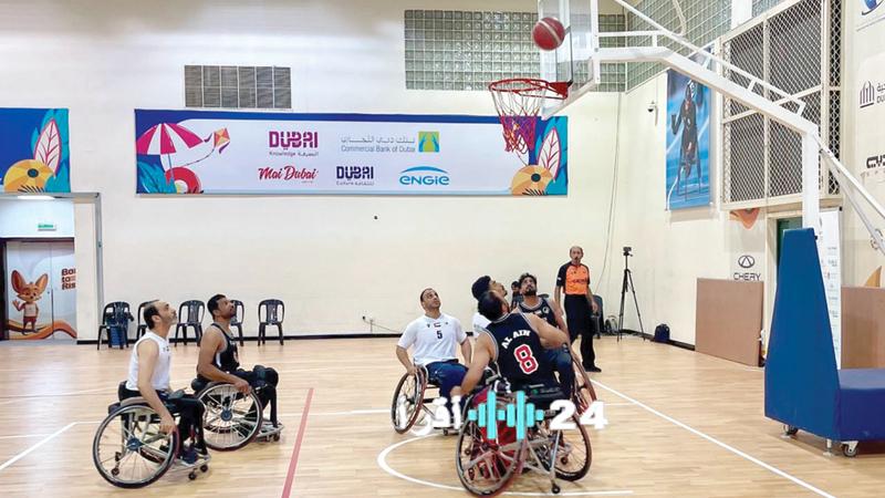 دوري سلة الكراسي المتحركة دبي وخورفكان يحققان فوزًا مستحقًا