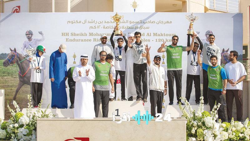 الفارس العميمي بطل الإسطبلات الخاصة للقدرة والتحمل