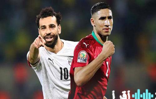 مصر والمغرب على أعتاب نهائي عربي تاريخي في كأس الأمم الأفريقيةالنهائي العربي حلم يراود مصر والمغرب بكأس أمم أفريقياقمة عربية منتظرة مصر والمغرب في نهائي الكانترقب لصدام عربي كبير بين مصر والمغرب بنهائي الأمم الأفريقية