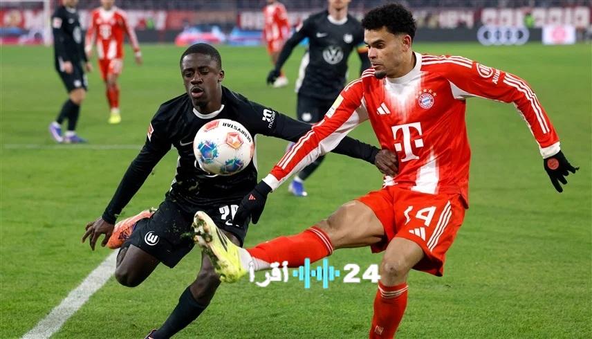بايرن ميونخ يسحق فولفسبورغ بثمانية اهداف في الدوري الالماني