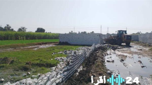 إزالة 287 تعديًا وحملات تفتيش مفاجئة لحماية الأراضي الزراعية بالمحافظات